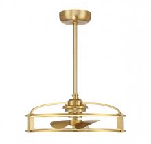 Savoy House Canada 23-FD-645-322 - Vesta LED Fan D'Lier in Warm Brass