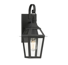Savoy House Canada 5-720-153 - Jackson 1-Light Outdoor Wall Lantern in Matte Black with Gold Highlights