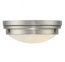  6-3350-14-SN - Lucerne 2-Light Ceiling Light in Satin Nickel