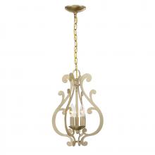  7-6095-3-127 - Lombard 3-Light Pendant in Noble Brass