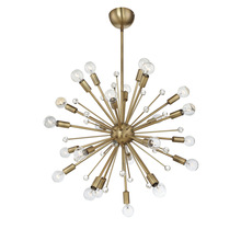  7-6099-24-322 - Galea 24-Light Chandelier in Warm Brass