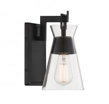  9-1830-1-89 - Lakewood 1-Light Wall Sconce in Matte Black