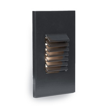 WAC WL-LED220-C-BK - LED Vertical Louvered Step and Wall Light