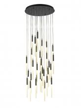  HF2031-FR-BK - Main St. Collection Black 31 Light Pendant Fixture