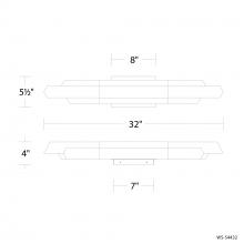  WS-54432-BK - Montage Bath Vanity Light