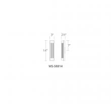  WS-58814-BN - Tower Wall & Bath Light