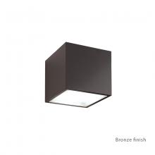  WS-W9202-BZ - Bloc Outdoor Wall Sconce Light