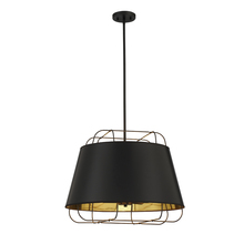  38145-025 - Tura, 6LT Pendant, Black