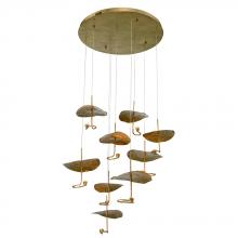 Eurofase Cananda 41910-016 - Lagatto 9 Light Chandelier in Bronze