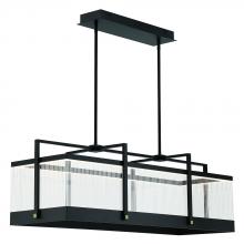 Eurofase Cananda 44255-015 - Tye 1 Light Chandelier in Black