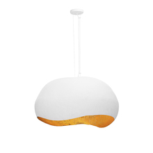 Eurofase Cananda 46438-027 - Baleia 4 Light Pendant in White and Gold Foil