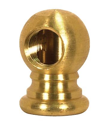 Brass Ball Armback; Unfinished; 3/4" x 1-1/16"; 1/8 IP x 1/8 IP