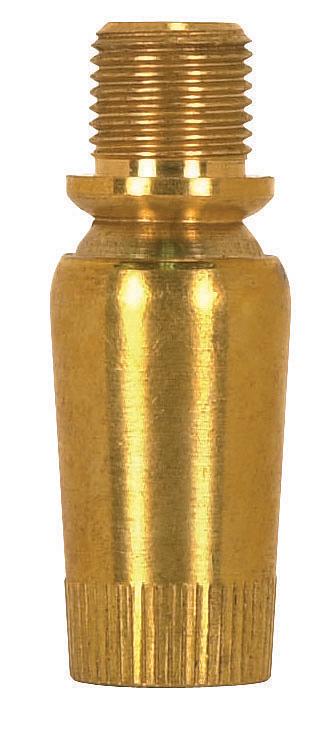 Solid Brass Hang Straight Swivel With Stop; 1/8 M x 1/8 F; 1-1/2" Height; Unfinished