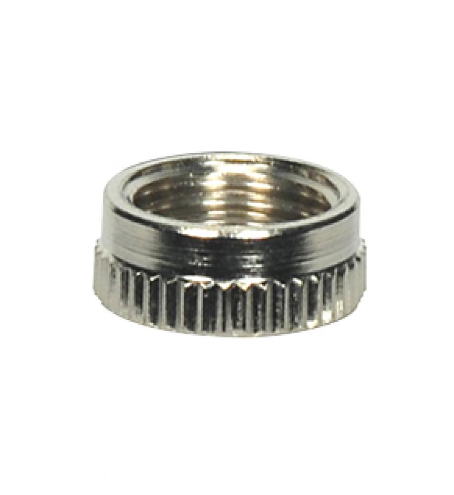 Knurled Nut For Switches; Nickel For Rotary And Push