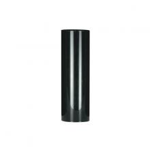  80/1555 - Plastic Candle Cover; Black Plastic; 1-3/16" Inside Diameter; 1-1/4" Outside Diameter;