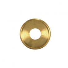  90/1599 - Turned Brass Check Ring; 1/8 IP Slip; Unfinished; 1-1/2" Diameter