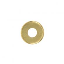 Satco Products Inc. 90/1641 - Steel Check Ring; Straight Edge; 1/8 IP Slip; Brass Plated Finish; 3-1/4" Diameter