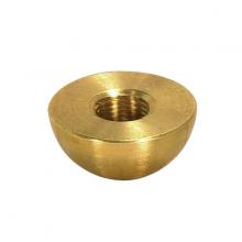  90/2097 - Brass Half Ball; Unfinished; 1/8 Tap; 3/4" Diameter