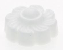  90/245 - Plastic Lock-Up Caps; 1/8 IP; White Finish; With Pull Chain Hole; 1" Diameter