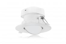  S11710 - 7 watt LED Direct Wire Downlight; Gimbaled; 4 inch; 4000K; 120 volt; Dimmable