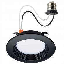  S11832R1 - 6.7 Watt; LED Downlight Retrofit; 4 Inch; CCT Selectable; 120 Volts; Black Finish