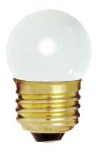  S3607 - 7.5 Watt S11 Incandescent; Gloss White; 2500 Average rated hours; 20 Lumens; Medium base; 120 Volt