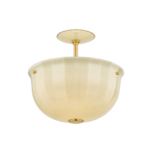 Hudson Valley 3115-AGB - Nevins Semi Flush