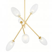  5052-AGB - 6 LIGHT CHANDELIER