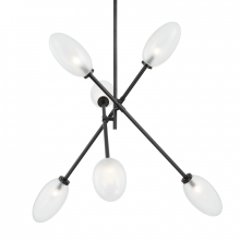  5052-BBR - 6 LIGHT CHANDELIER