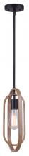  IPL1078A01BKB - Dilan 1 Light Pendant, Brown Finish