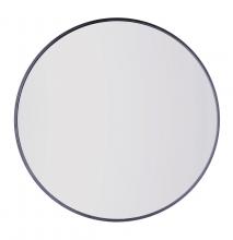  R1MBK32 - Mirror, MBK Color, Metal Frame Mirror, 32.75" W x 32.75" H x 1" D