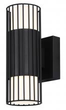  LOL651BK - JAVON LED Integrated Outdoor Lantern Light, Black Finish