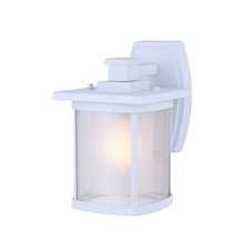 Canarm IOL236WH - Outdoor, 1 Light Outdoor Down Light, Seeded/Frost Glass, 100W Type A, 6 1/2"W x 10 1/4"H x 8