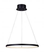 Canarm LCH128A21BK - LEXIE, MBK , 20.5" Wide Cord LED Chandelier, Acrylic, 21W (Int.), Dimmable, 1189.46 Lumens