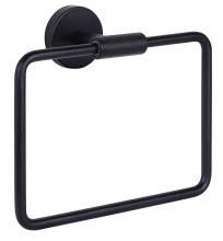  BA108A09BK - Bath Accessories, VAREN, BA108A09BK, MBK Color, Towel Ring, 8.625" W x 6.5" H x 3" D