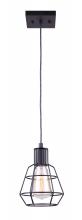  IPL702A01BK - Wren 1 Light Pendant, Metal Finish