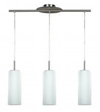  IPL379A03BPT - Toni, 3 Lt Cord Pendant, Flat Opal Glass, 100W Type A, 28" W x 64 1/2" H x 6" D