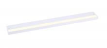  UCL-18-20WT - 20" White LED Cabinet Light: 500 Lumens, 10W, 3000K, with cord and linking cables