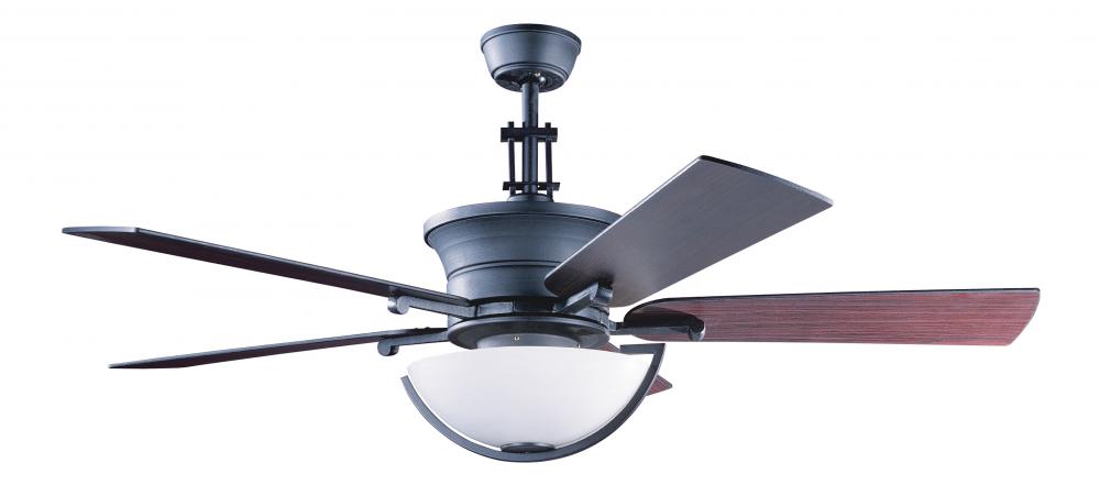 Four Light Wrought Iron Ceiling Fan 5w2h7 Pine Lighting