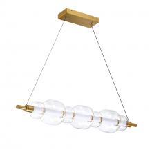  PF268-BRS/CLR - HORIZONTAL LED PENDANT