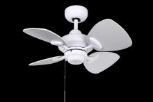 Kendal Canada AC16324-WH - Aires 24 in. White Ceiling Fan