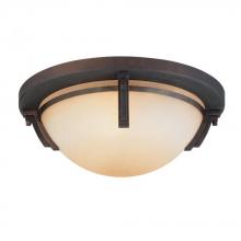  FF07POB-03SNSF - One Light Satin Nickel Bowl Flush Mount