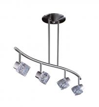 Kendal Canada HPF1000-4L-SN - NOVA series 4-Light Satin Nickel fixed rail fixture