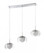  PF47-3LBR-CH - PICCOLO series 3-Light Chrome Pendant Bar