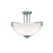 Kichler Canada Zone 2 Stocking 3797NIL18 - Eileen™ 3 Light Convertible Pendant with LED Bulbs Brushed Nickel