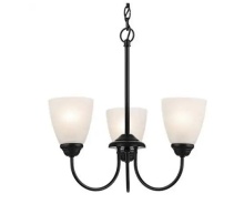 Kichler Canada Zone 2 Stocking 43637BK - Mini Chandelier 3Lt