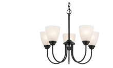 Kichler Canada Zone 2 Stocking 43638BK - Chandelier 5Lt