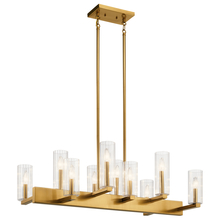 Kichler Canada Zone 2 Stocking 44316FXG - Linear Chandelier 10Lt