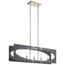 Kichler Canada Zone 2 Stocking 44361DWG - Alscar™ 5 Light Linear Chandelier Driftwood Grey