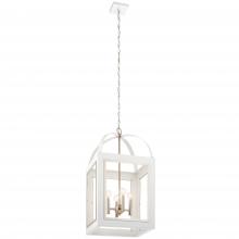 Kichler Canada Zone 2 Stocking 52029WH - Vath™ 16" 4 Light Foyer Pendant White